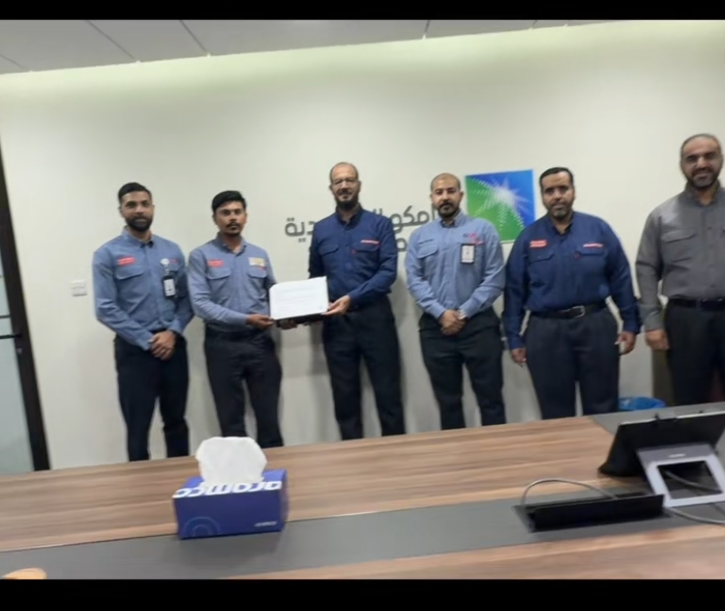 Aramco client proof: Screenshot Tiktok