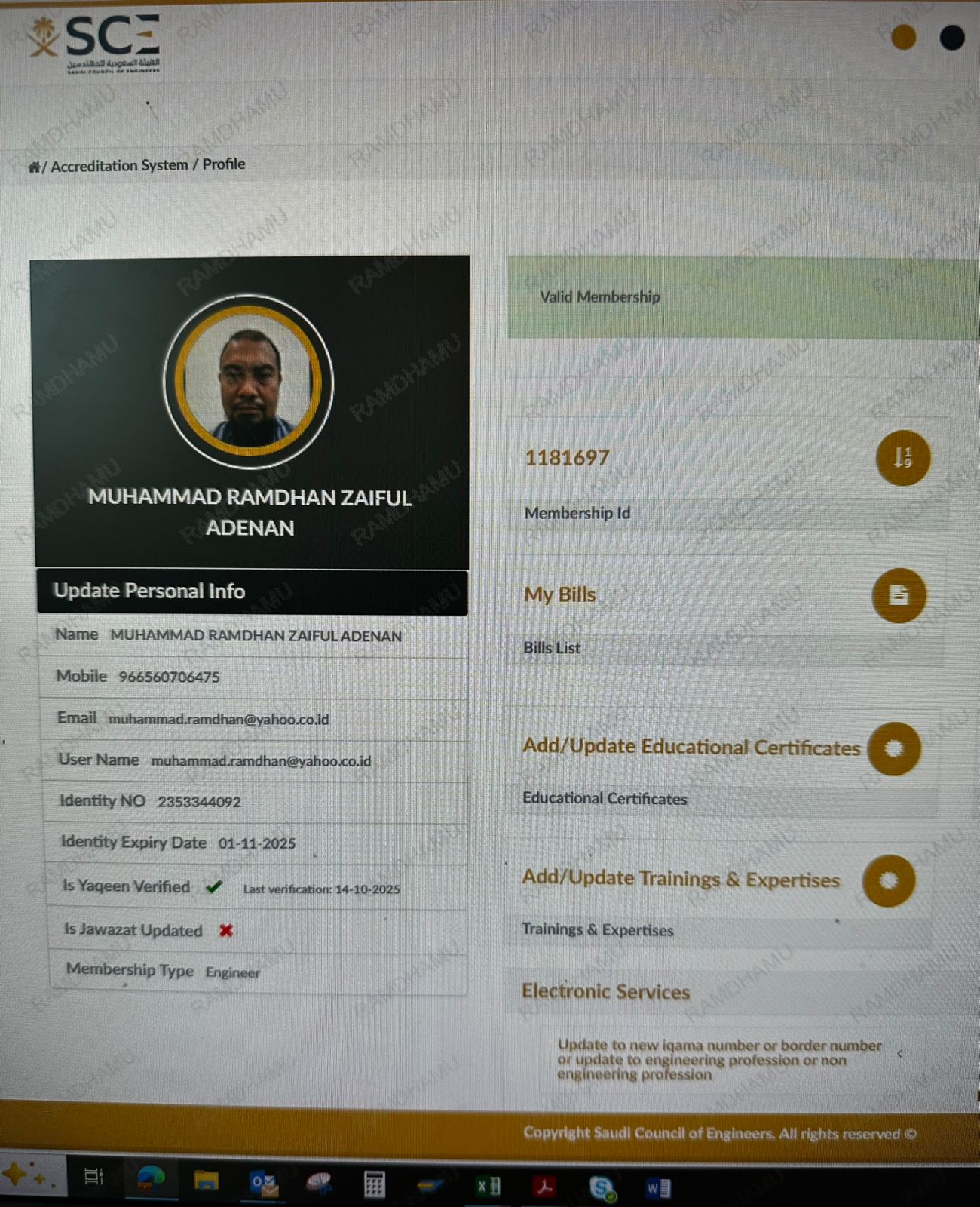 SCE client proof: Change If Profession