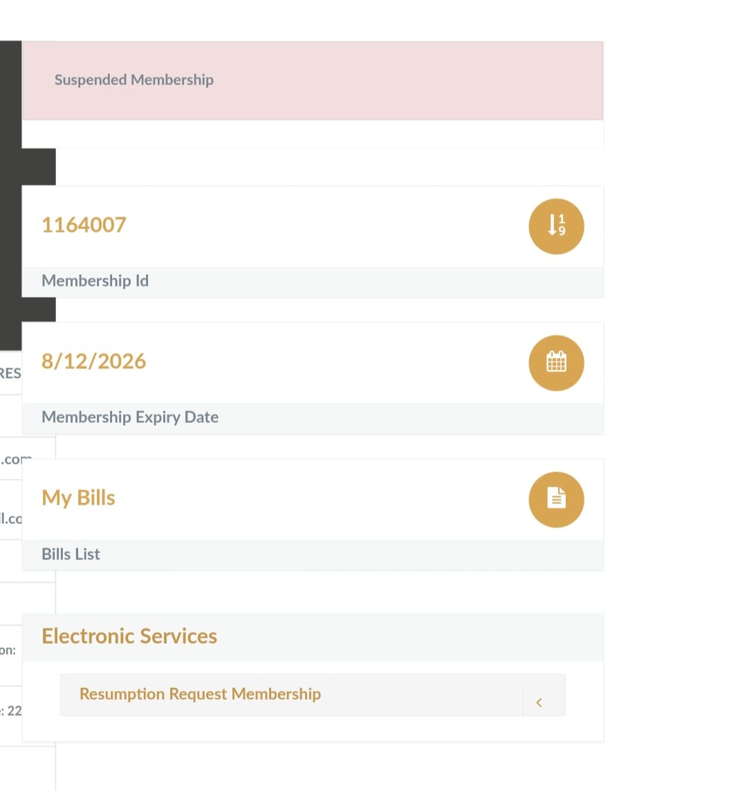 SCE client proof: Suspended Account